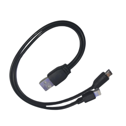 CABLE COMISARIO CAFINI CN-X4112 2 EN 1 V8/IPHONE