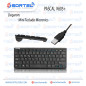 MINI TECLADO USB MICRONICS PASCAL+ MIC K500 MULTIMEDIA