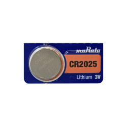 PILAS MURRATA CR2025 LITHIUM 3V POR UNIDAD