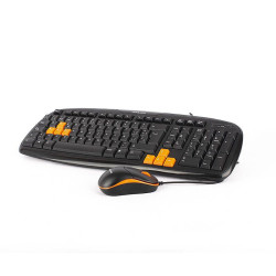 KIT TECLADO  MOUSE HALION HA-K233C ALAMBRICO