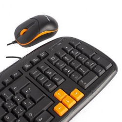 KIT TECLADO  MOUSE HALION HA-K233C ALAMBRICO