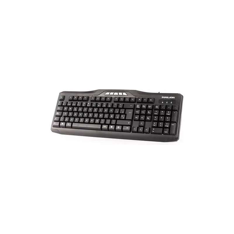 TECLADO MULTMEDIA HALION HA-K851 USB