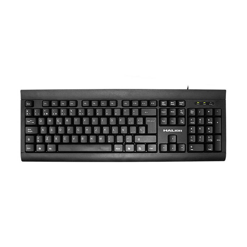 TECLADO MULTMEDIA HALION HA-K704 USB TECLADO MULTMEDIA HALION HA-K704 USB