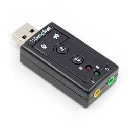 ADAPTADOR USB AUDIO 7.1 PARA EQUIPO DE COMPUTO