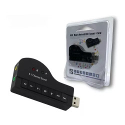 ADAPTADOR USB AUDIO 8.1 PARA EQUIPO DE COMPUTO