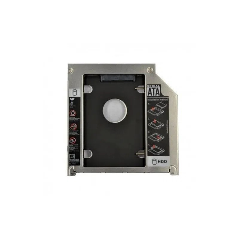 CADDY 12.7MM DE LAPTOP PARA DISCO DURO SSD HDD SATA CD DVD-ROM UNIVERSAL CADDY 12.7MM DE LAPTOP PARA DISCO DURO SSD HDD SATA CD DVD-ROM UNIVERSAL