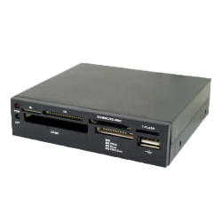 MULTILECTOR PARA GABINETE AVATEC CCR-7007B CARD READER INTERNO MS CF SD TF USB 2.0 PLASTICO