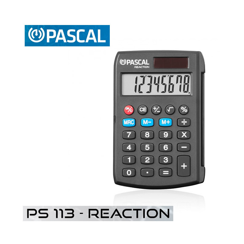 CALCULADORA DE BOLSILLO PASCAL REACTION PS 113 CALCULADORA DE BOLSILLO PASCAL REACTION PS 113