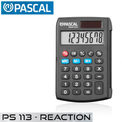 CALCULADORA DE BOLSILLO PASCAL REACTION PS 113