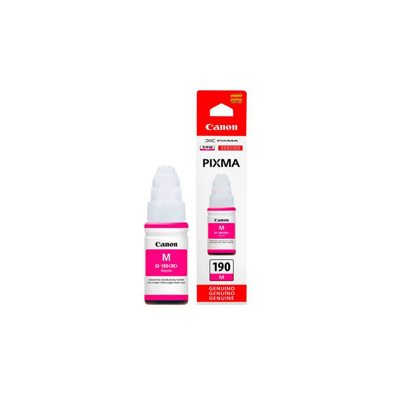 TINTA DE IMPRESORA CANON 190 COLOR MAGENTA GENERICA