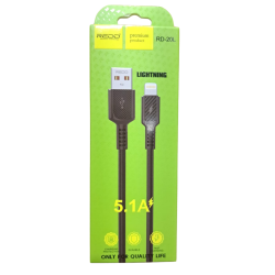 CABLE REDD RD-20L IPHONE 5.1A LIGHTNING CARGA RAPIDA