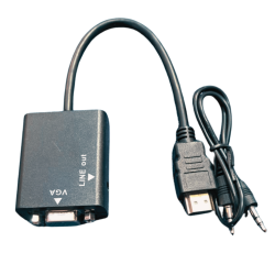 ADAPTADOR CONVERSOR DE HDMI A VGA FE-042 GENERICO EN BLISTER