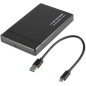 CABLE MICRO B - TIPO-C A 3.1 DISCO DURO 10GBPS 30CM CABLE MICRO B - TIPO-C A 3.1 DISCO DURO 10GBPS 30CM