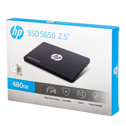 DISCO DURO ESTADO SOLIDO SSD HP S650 480GB, SATA 6.0 GB/S, 2.5"