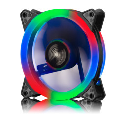 COOLER DE PC INTERNO AIRBOOM AB 124 AUREOLA CONECCION A FUENTE 12CM RGB
