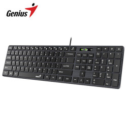 TECLADO GENIUS SMART SLIMSTAR 126 USB MULTIMEDIA SP NEGRO