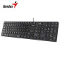 TECLADO GENIUS SMART SLIMSTAR 126 USB MULTIMEDIA SP NEGRO TECLADO GENIUS SMART SLIMSTAR 126 USB MULTIMEDIA SP NEGRO