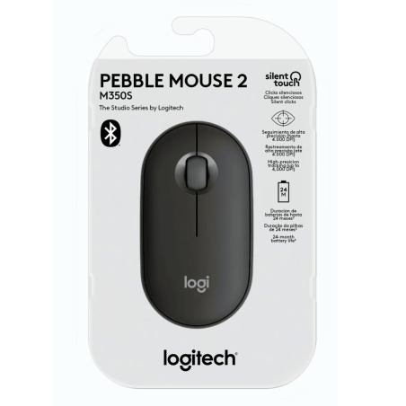 MOUSE LOGITECH PEBBLE 2 M350S BLUETOOTH/WIRELESS GRAPHITE