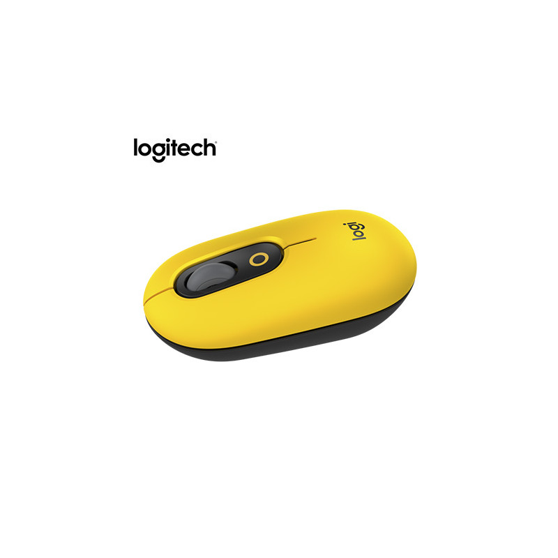 MOUSE LOGITECH POP BLUETOOTH BLACK / YELLOW