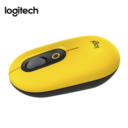 MOUSE LOGITECH POP BLUETOOTH BLACK / YELLOW