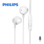 AUDIFONO PHILIPS IN-EAR TAUE101BK CON MICROFONO 3.5MM BASS SOUND BLACK*