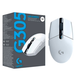 MOUSE LOGITECH G305 LIGTHSPEED WIRELESS BLANCO