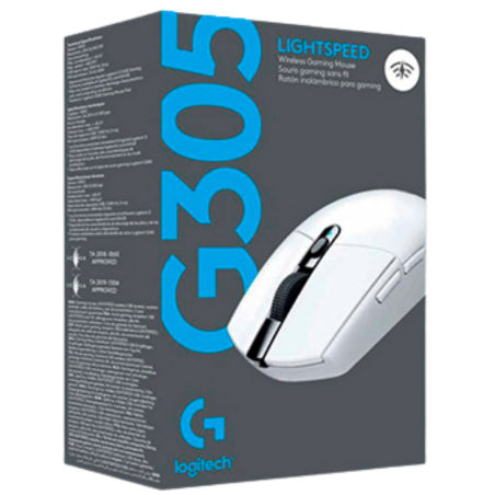 MOUSE LOGITECH G305 LIGTHSPEED WIRELESS BLANCO