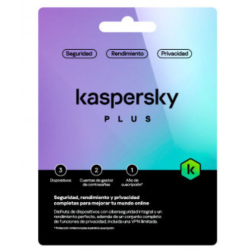 ANTIVIRUS KASPERSKY PLUS SA004KPK13  LICENCIA 1PC 1 AÑO