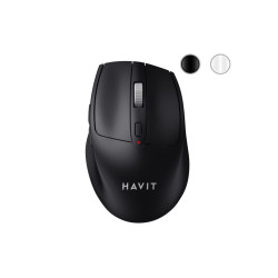 MOUSE INALAMBRICO HAVIT MS61WB COLOR NEGRO Y BLANCO