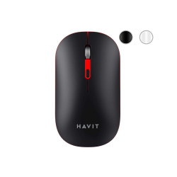 MOUSE HAVIT MS60WB DUAL INALAMBRICO Y BLUETOOTH COLOR BLANCO Y NEGRO