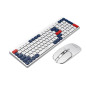 KIT TECLADO + MOUSE HAVIT KB830WB-SP INALAMBRICO BT TRICOLOR
