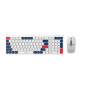 KIT TECLADO + MOUSE HAVIT KB830WB-SP INALAMBRICO BT TRICOLOR