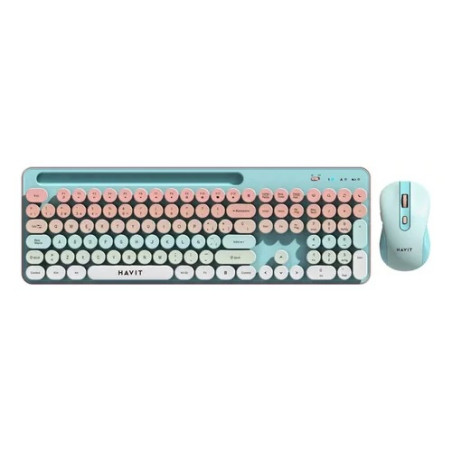 KIT TECLADO + MOUSE HAVIT KB832GCM-SP INALAMBRICO BT