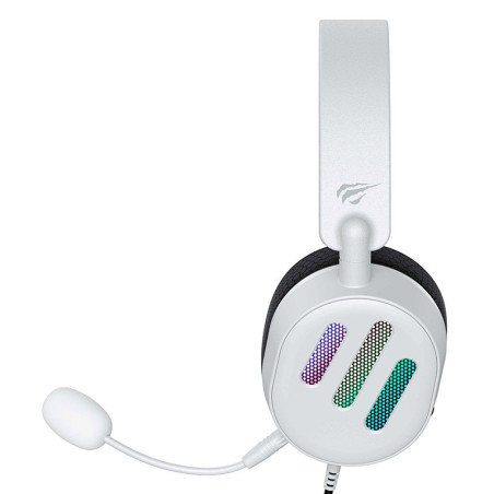 AUDIFONO GAMER HAVIT H2038U USB 7.1 BLANCO RGB