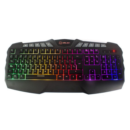 TECLADO GAMER HALION KATANA HA-K810 LED RAINBOW