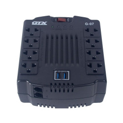 ESTABILIZADOR DE CORRIENTE GTX G-07 1200 VA / 600W 8 TOMAS