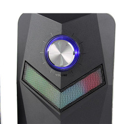 PARLANTE HALION HA-S25 USB RGB CON SUBWOOFER
