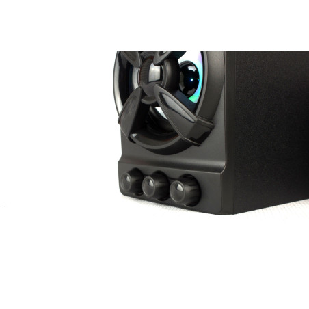 PARLANTE HALION HA-S287 USB RGB CON SUBWOOFER