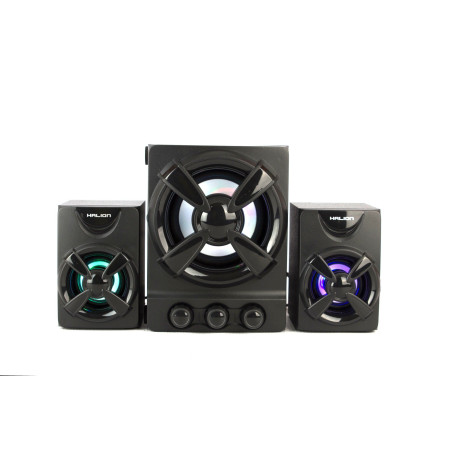 PARLANTE HALION HA-S287 USB RGB CON SUBWOOFER