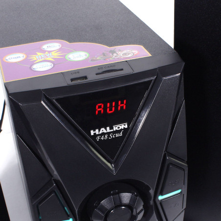 PARLANTE 2.1 HALION SCUD HA-F48 BT - USB-SD TIPO EQUIPO