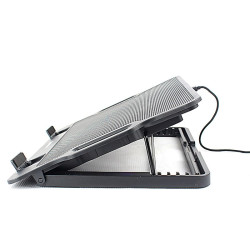 COOLER PARA LAPTOP CYBERCOOL HA-76 1 VENTILADOR