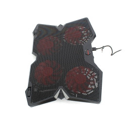 COOLER GAMER PARA LAPTOP CYBERCOOL HA-K1 4 VENTILADORES