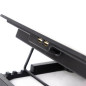 COOLER GAMER PARA LAPTOP CYBERCOOL HA-K1 4 VENTILADORES COOLER GAMER PARA LAPTOP CYBERCOOL HA-K1 4 VENTILADORES