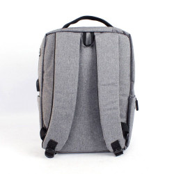 MOCHILA PARA LAPTOP 15.6 GRIS USB BA-03 MARVO