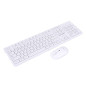 KIT TECLADO + MOUSE HALION HA-K652C INALAMBRICO BLANCO