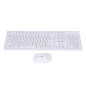 KIT TECLADO + MOUSE HALION HA-K652C INALAMBRICO BLANCO