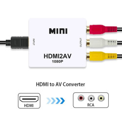 ADAPTADOR CONVERSOR RCA A HDMI 1080P