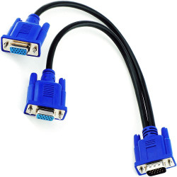 ADAPTADOR VGA DE 1 A 2 VGA 10CM