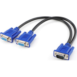 ADAPTADOR VGA DE 1 A 2 VGA 10CM