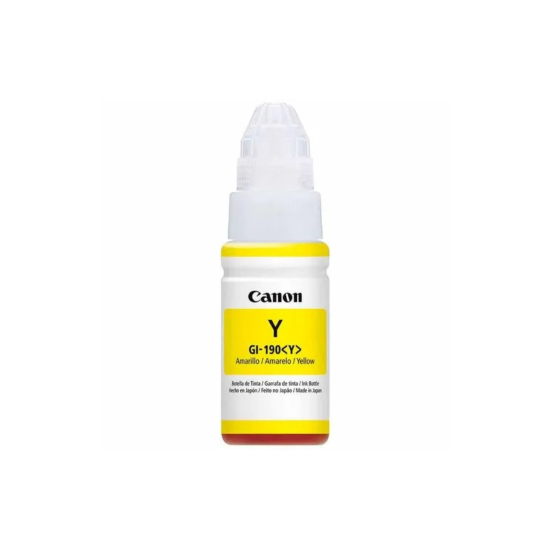 TINTA DE IMPRESORA CANON 190  GI-190-Y- AMARILLO